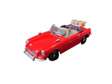 Voiture MGB convertible rouge