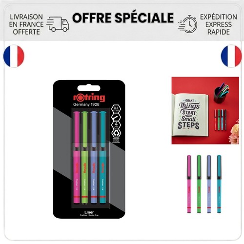 Feutres rotring pointe fine - feutres,