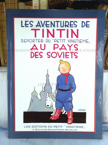 Tintin pays des soviets - tintin,
