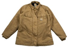 CARHARTT WC026 CML Camel Brown Arctic Lined Canvas Jacket Women’s XS