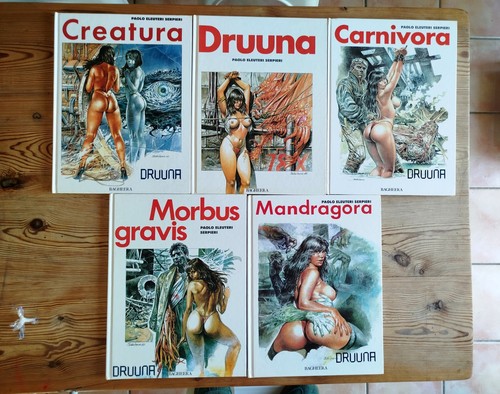 Lot druuna serpieri - bd,