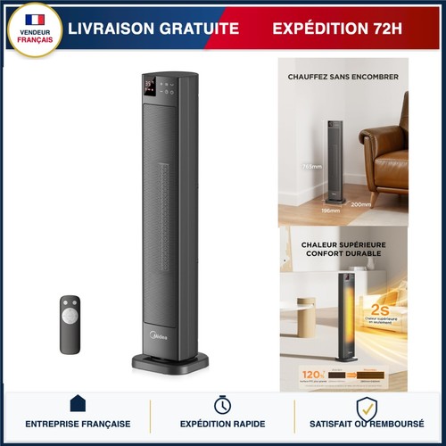 Midea radiateur céramique ptc - midea,