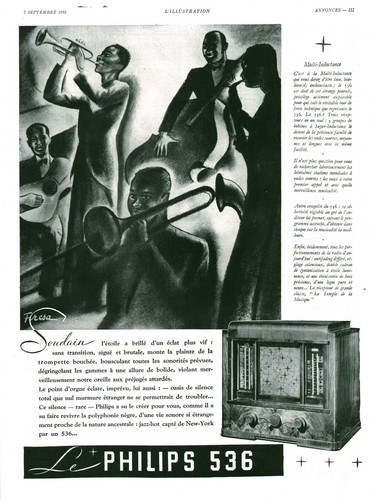 Publicité ancienne radio