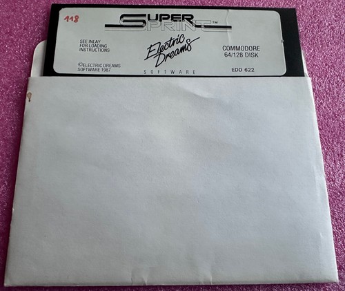 Super sprint commodore c64 - -,