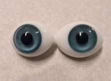 Yeux Bleux en verre de poupée