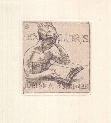 Exlibris livre art armand - exlibris,