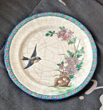 Petite Assiette Céramique Emaux de Longwy Hirondelle