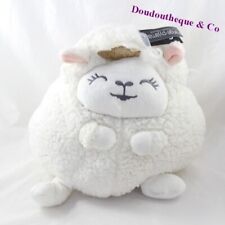 Peluche mouton ETAM range pyjama couronne à paillettes 27 cm (MO3983)