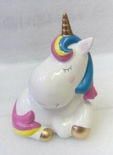 TIRELIRE LICORNE EN CÉRAMIQUE
