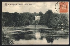 Old postcard Auderghem, Château du Rouge Cloister 