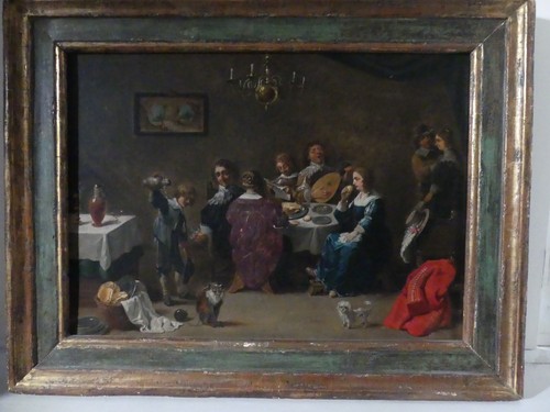 Tableau ancien ecole - tableau,