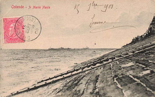 Belgique ostende maree haute - a,