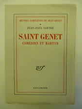 Jean-Paul SARTRE Saint Genet. Comédien et martyr. Edition originale sur Hollande