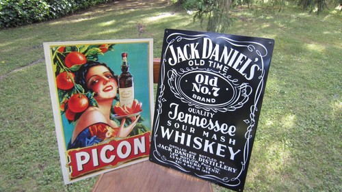 Lot plaques publicitaires - lot,