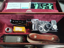 PAILLARD BOLEX D8L 3 TURRET 8MM MOVIE CAMERA WITH HAND GRIP (EXCELLENT)