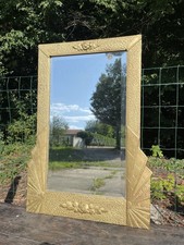 Miroir doré Art Déco du 20ème siècle- 89 cm