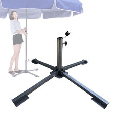 Pied de parasol pliable pour