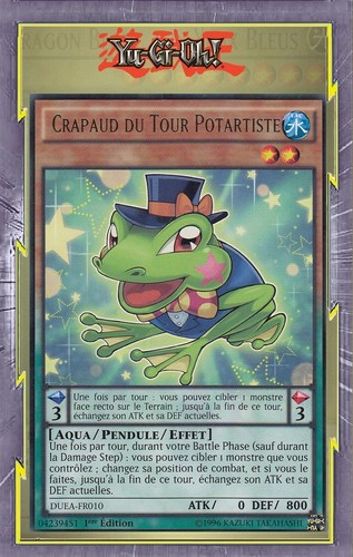 Crapaud tour potartiste - crapaud, du