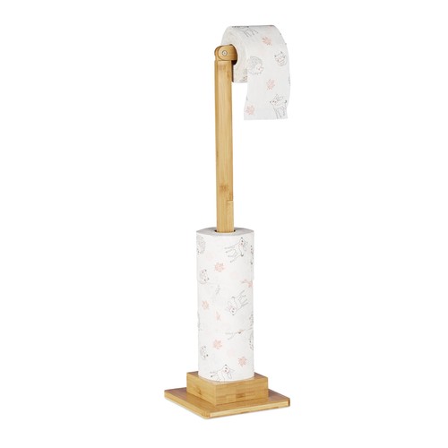 Porte papier toilette sur pied - porte-papier,