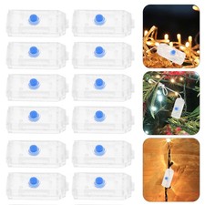  20 pièces guirlande lumineuse interrupteur coque guirlande lumineuse