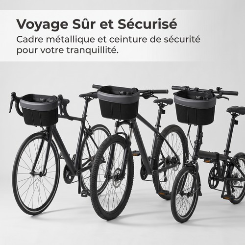 Panier pour chien vélo - vélo, avant