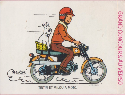 Panini vache qui rit tintin - panini,