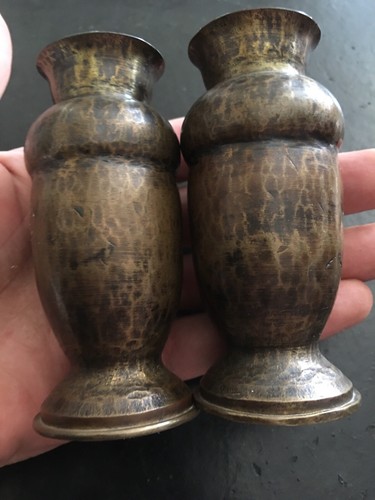 Trench art poilu paire - 14/18,