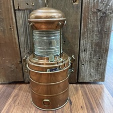 Vintage 15” Copper Perko Lantern Perkins Marine Lamp…VERY CLEAN