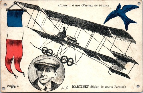 Aviation martinet sur biplan - martinet,