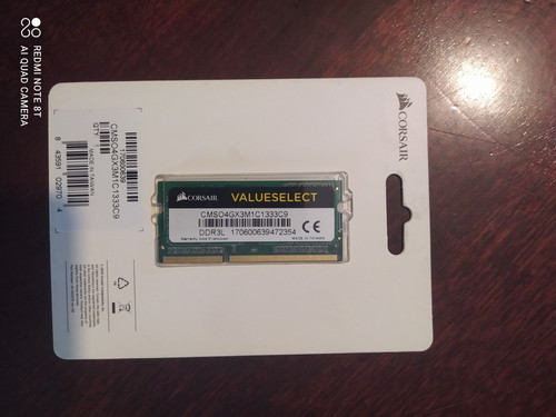 Corsair memory 4go ddr3l - 4go,