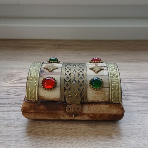 Ancienne boîte bijoux en - ancienne,