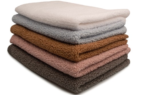 Minkee agneau boucle polaire - agneau,