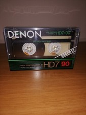 Denon  sealed cassette, tape