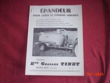 ANCIEN  PROSPECTUS  PUBLICITAIRE   EPANDEUR  LISIER ENGRAIS   ETS  CHARLES TINET