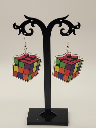 Boucles oreilles rubik s - boucles, d'oreilles