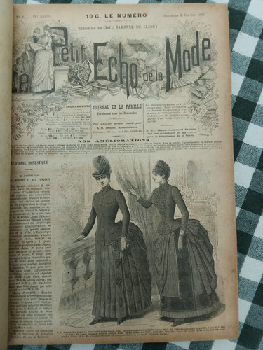 Echo mode année 1887 - année,