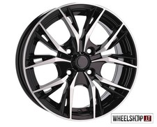 Renault R14 4x100 jantes alliage jeu 4x 14 pouces 6j ET40 60.1 jantes noires