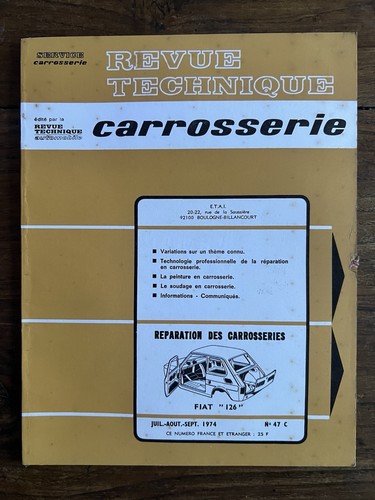 Revue technique carrosserie - revue,