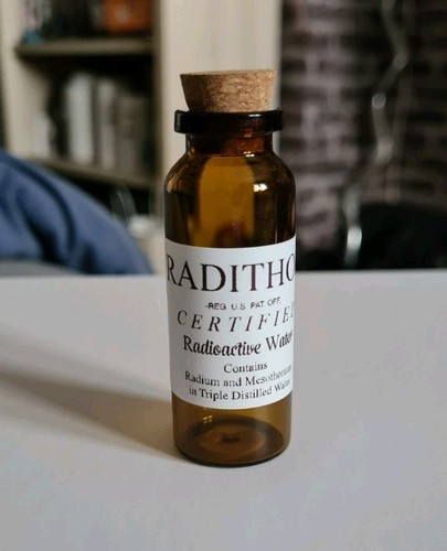 Radithor bottle - radithor,