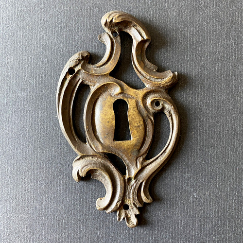 Ancienne plaque entrée - ancienne,
