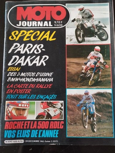 Moto journal 633 du - moto, n°633