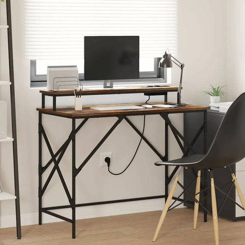 Bureau avec bandes led - avec,