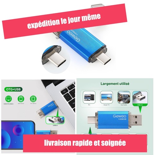 Clé usb 128 otg - go,