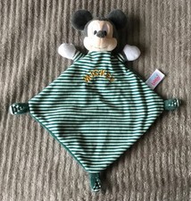 Doudou Mickey vert rayures