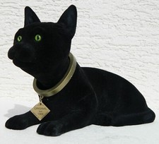 Stable Figurine Chat Dansante Hauteur 17 CM Grand Noir Décorative Avec