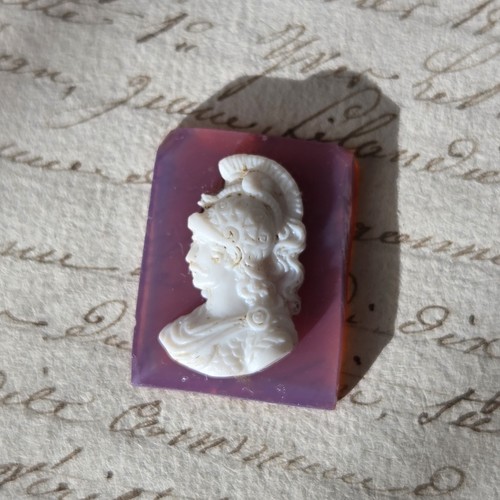 Camee ancien portrait homme - portrait,