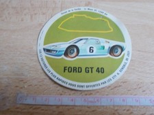 Autocollant vintage FORD GT 40