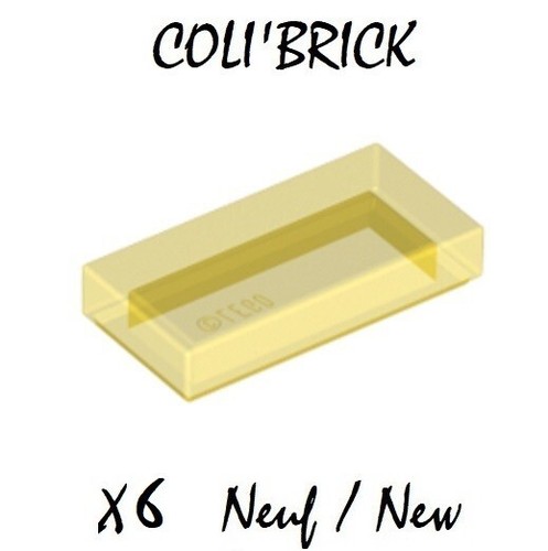 Lego 3069b plaque lisse - 3069b, 6x