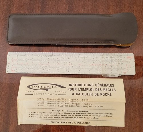 Ancienne règle calcul de - règle,