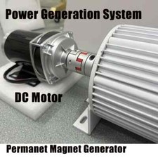 10KW Permanent Magnet Generator 380V Low Speeds 3 Phase With DC Motor